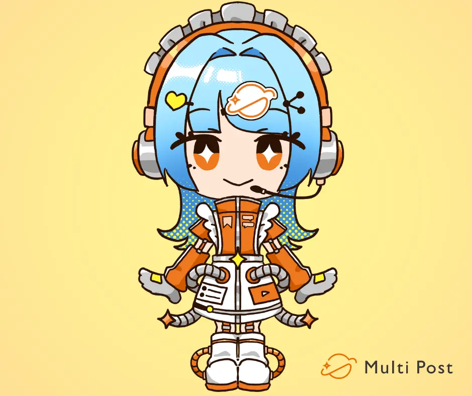 マルチポスト公式キャラクター「きらりん」